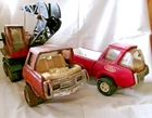 VTG.Tonka  Pressed Steel Pickup Truck & Crane  Made in USA 1970s-Restor -Parts
