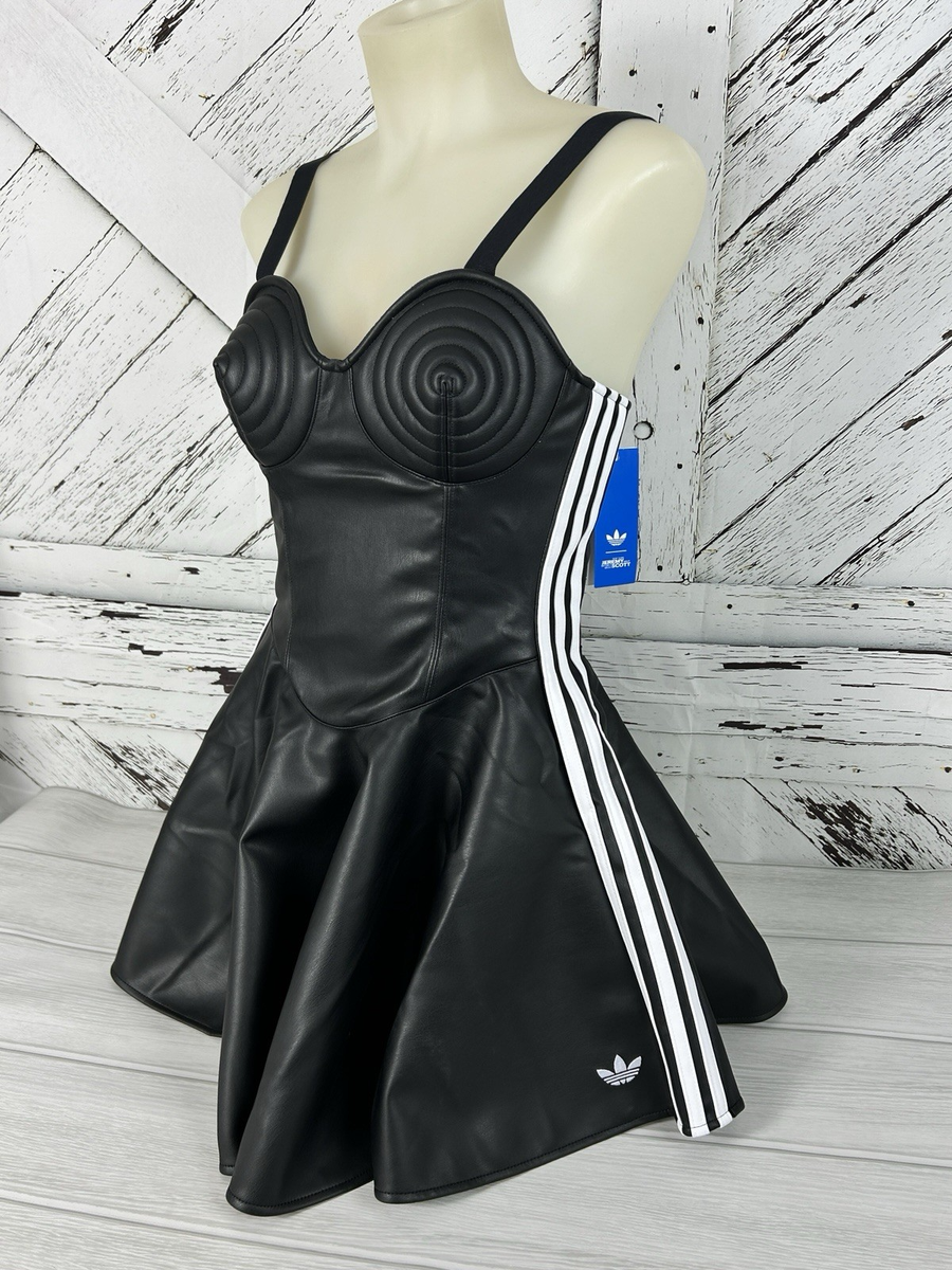 Vestido Adidas Sportswear Adidas Repeat Logo Dress $255 Adidas Black Faux Leather Dress Jeremy Scott Size Vestido Adidas Sportswear Adidas Repeat Logo Dress $255 Adidas Black Faux Leather Dress Jeremy Scott Size