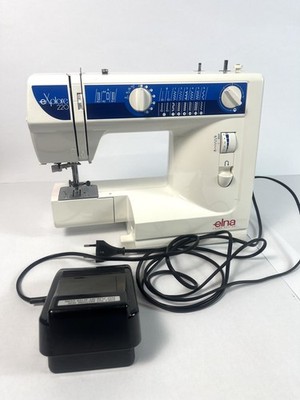 Elna Explore 220 Sewing Machine 220-240V Foot Pedal | Untested | Good Condition