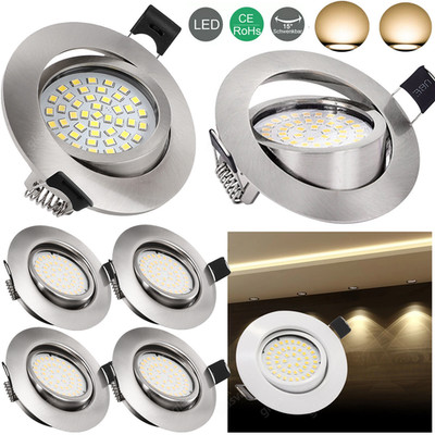 6x LED Einbau Strahler 5W Einbauleuchten Decken Leuchte Set Einbau Spot 230V