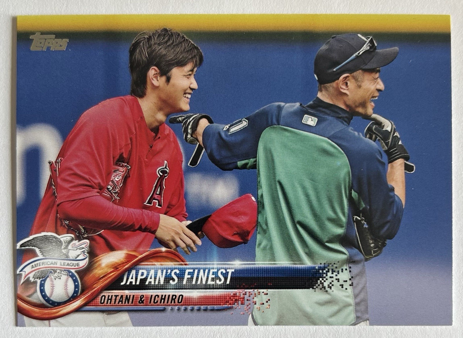 2018 Topps Update Series Japan's Finest Ichiro Suzuki Shohei Ohtani US153