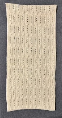 SO SOFT! Celeste 80% Wool 10% Cashmere Off White Infinity Scarf Winter Pretty