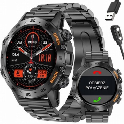 GRAVITY GT9-2 Herren-Smartwatch - Anrufe, Blutdruckmessung (sg021b)