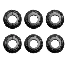 Black Radiator Flange Aluminum Ring Escutcheon Pack of 6 Renovators Supply