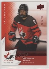 2020 Upper Deck Team Canada Juniors Hlinka Exclusives /250 Daemon Hunt #14 z6b