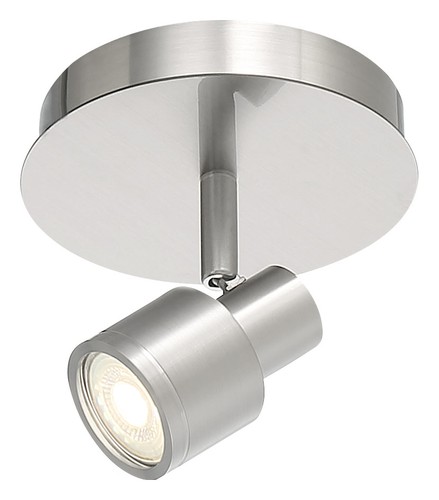 Access Lighting 63071LEDDLP Lincoln 6"W LED Semi-Flush Ceiling - Silver - Picture 9 of 12