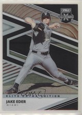 2020 Panini Elite Extra Edition Opti-Chrome Holo Prizm Jake Eder #111 7m3