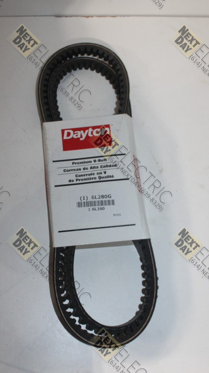 Dayton, 6L280G, BX66, Premium Cogged  V- Belt Power Transmission Vbelt 69"