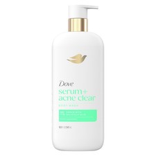 Dove Serum Acne Clear Body Wash with 1 Salicylic Acid 18.5 oz For acne prone