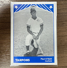 1983 TCMA Tampa Tarpons Paul O'Neill Tampa Tarpons #19 Rookie Base Card. rookie card picture