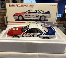 118 Autoart 1990 Atcc Nissan Skyline Gt-rr32 Jim Richards 2 Coa 89076 New