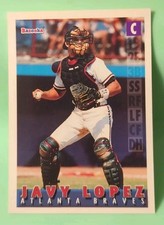 1995 Topps Bazooka - Javy Lopez #123 - Atlanta Braves 