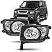 For 2003-2006 Honda Element Headlight Halogen Headlamp Black Housing Clear Side For 2003-2006 Honda Element Headlight Halogen Headlamp Black Housing Clear Side
