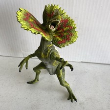 DILOPHOSAURUS Jurassic Park III 2000 Re-Ak A-Tak Dinosaur JP World Toy Figure