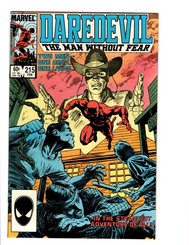 DAREDEVIL #215 - FEBRUARY 1985 - HIGH GRADE - NM - TWO GUN KID & RANCE KEENO