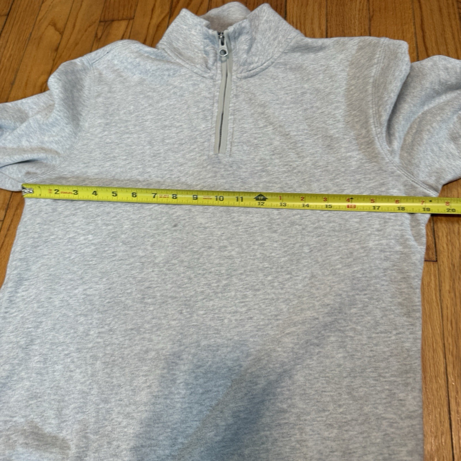 Faherty Gray Transition Quarter Zip Pullover Size… - image 7