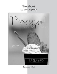 Workbook for Prego