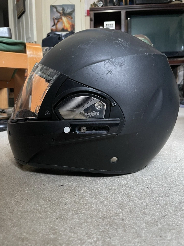 Casco de motocicleta Shark Helmets Evoline XL ECE/22-05 negro mate Foto 3 de 4