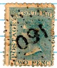 New South Wales 1882 Queen Victoria Stamp 2 Pence Sg 224 SA-409 — photo 1