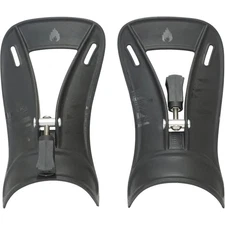 Spark R&D Surge Asym Rip N Flip Highback Black, Pair