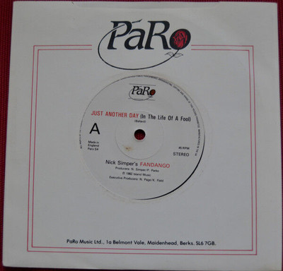Nick Simper's Fandango - Just Another Day (In The Life Of A Fool)