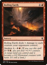 Boiling Earth [Battle for Zendikar] Heavily Played Foil