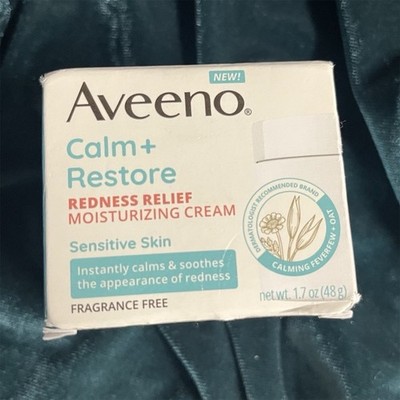 Aveeno Calm + Restore Redness Relief Cream 1.7 oz Fragrance-Free Sensitive