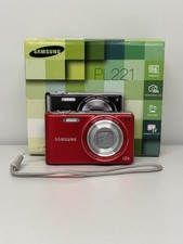 Samsung Digital Camera PL221 16.0MP Red  Box VGC - Tested Working  