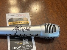 SIGNED MICROPHONE AUTO JEFF JARRETT 
