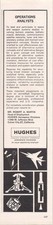 Hughes Aircraft Company 1966 Vintage Print Ad Space Systems Engineering