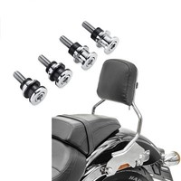 Set: Sissybar + Docking Kit FüR Harley Davidson Sport Glide 18-24 R1 Chrom