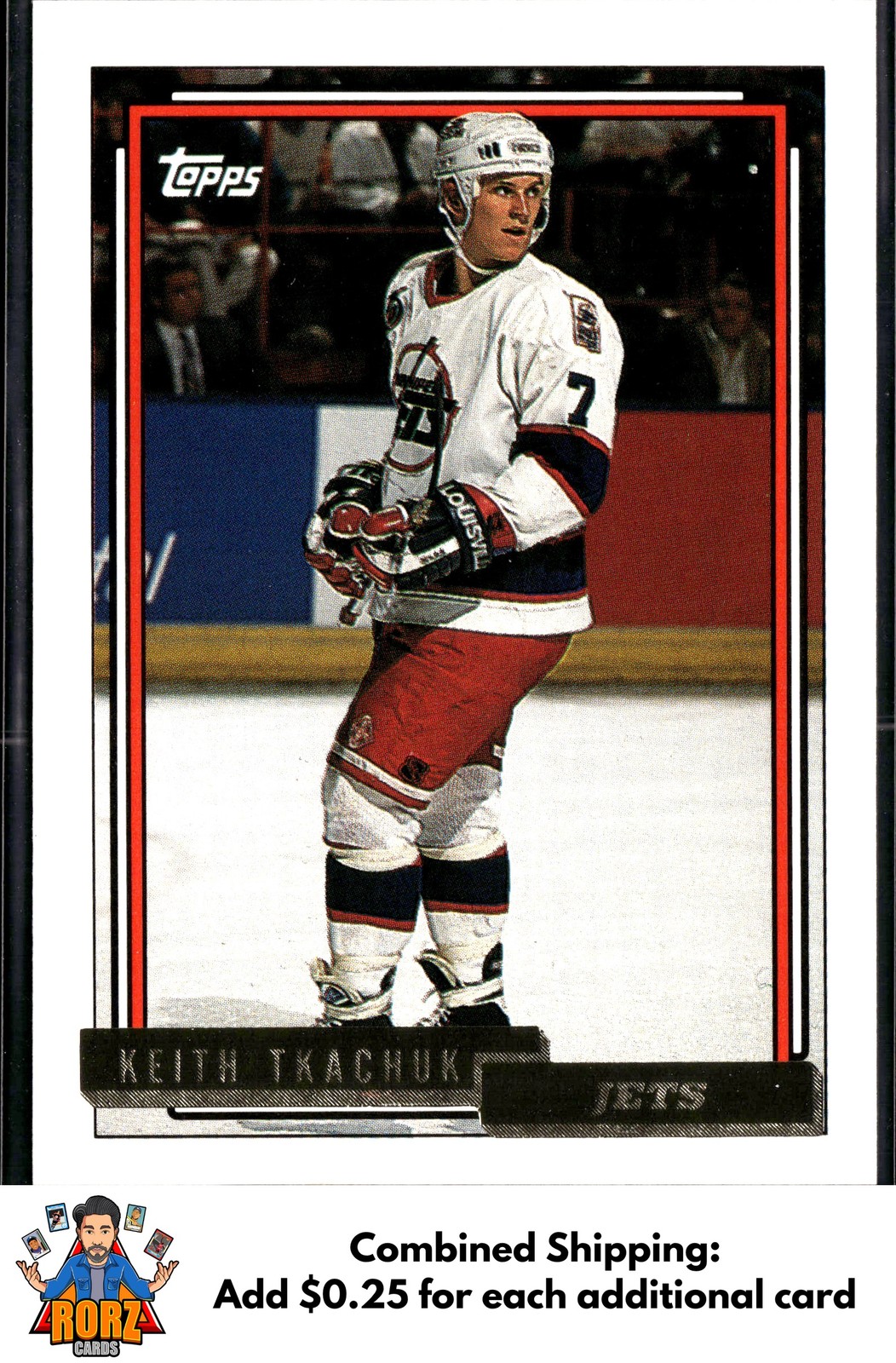 Keith Tkachuk 1992-93 Topps #102 Gold Winnipeg Jets
