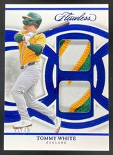 2025 Panini Flawless Dual Prospect Patches Sapphire #DPP-TW Tommy White /15