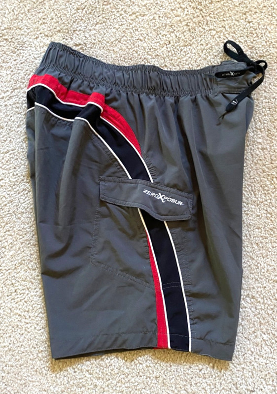 ZeroXposur Men's Board Shorts Swim Elastic Drawstring Pockets Sz M