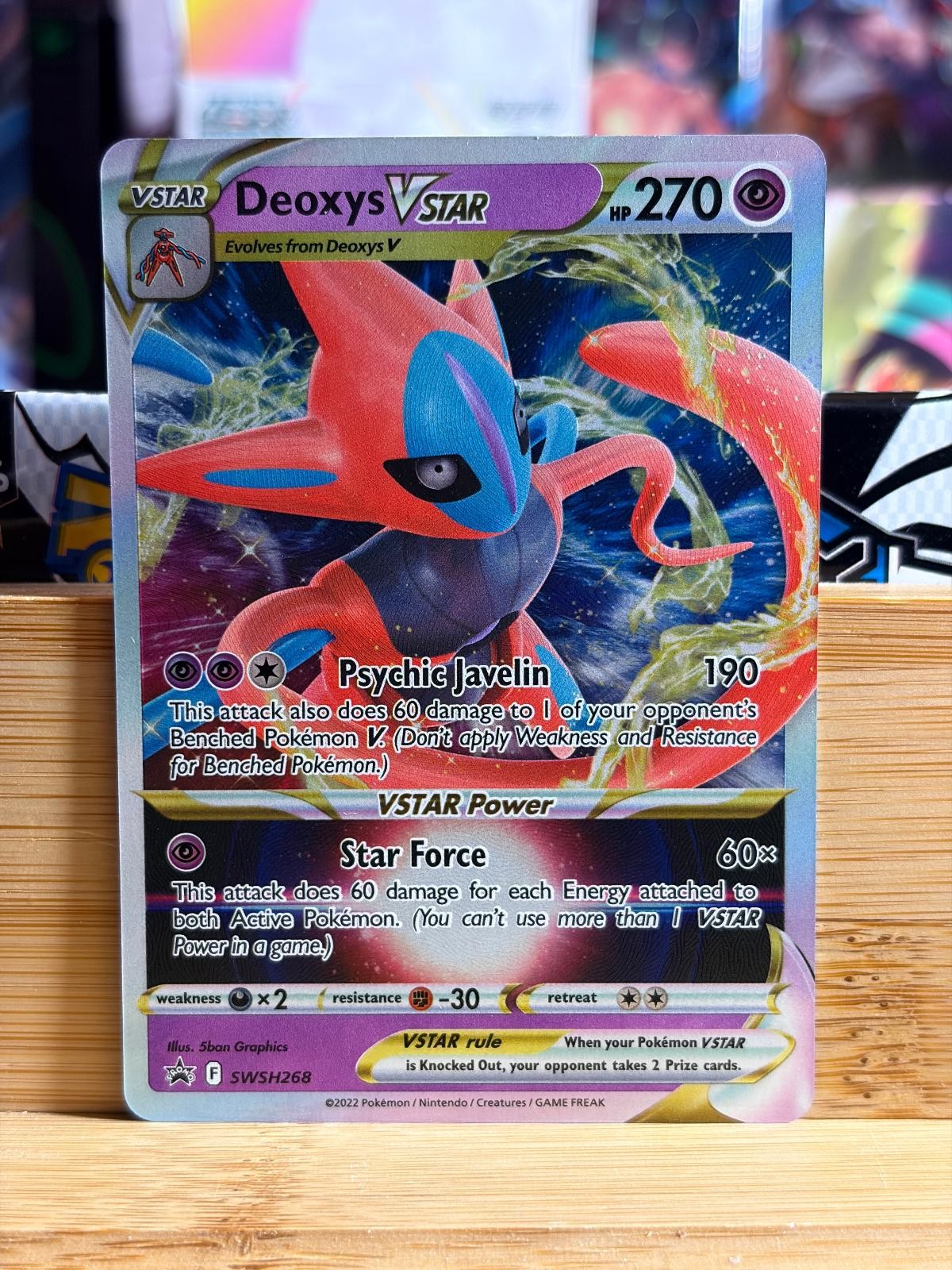 DEOXYS VSTAR SWSH268 Sword & Shield Promo P Holo Pokemon TCG NM