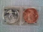 2019 1 Oz Silver - Zombucks "The Saint" .999 Silver Apocalypse Round and copper