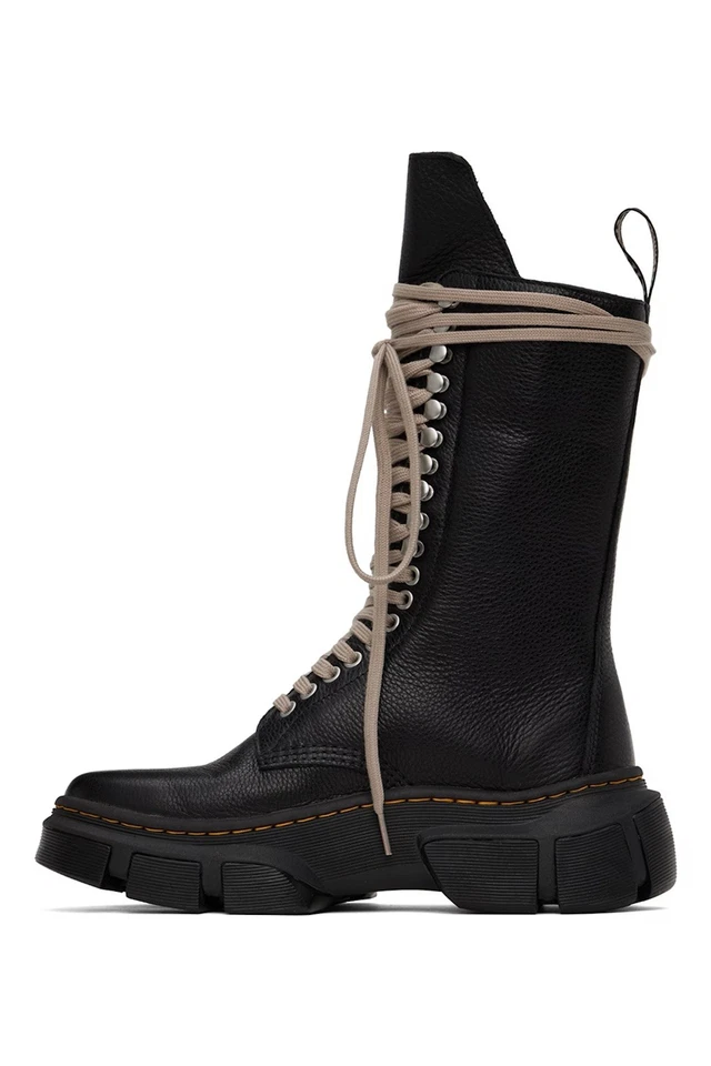 Botas de cuero negras Rick Owens X Dr. Martens 1918 talla para mujer’s 9 para hombre’s 7,5 Foto 3 de 4
