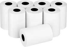 8 Rolls 2 1/4" x 55' Thermal Receipt Paper, Credit Card Machine Paper Roll