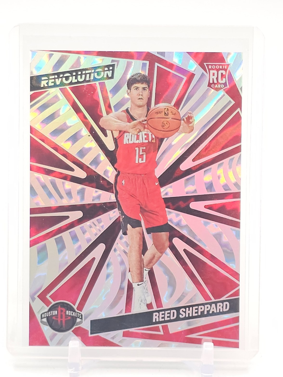 REED SHEPPARD 2024-25 REVOLUTION LIGHTNING ROOKIE /175 #145 ROCKETS Q5537