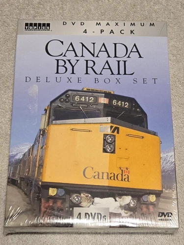 Canada by Rail Documentary 4 Disc Box Set DVD Movie BRAND NEW SEALED trains