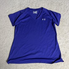 UA Under Armour Womens Activewear Crew Neck T Shirt XL Heatgear