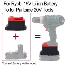 New Adapter For Ryobi 18V Battery Converter to for PARKSIDE 20V Cordless Tools