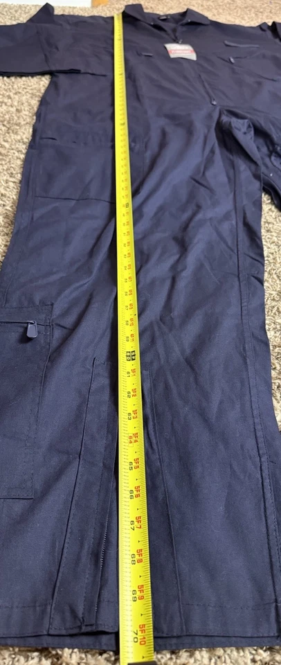 Rothco Flight Suit 5XL Navy Blue Tactical Jumpsuit Coveralls #75190 NWT - Image 2 of 4