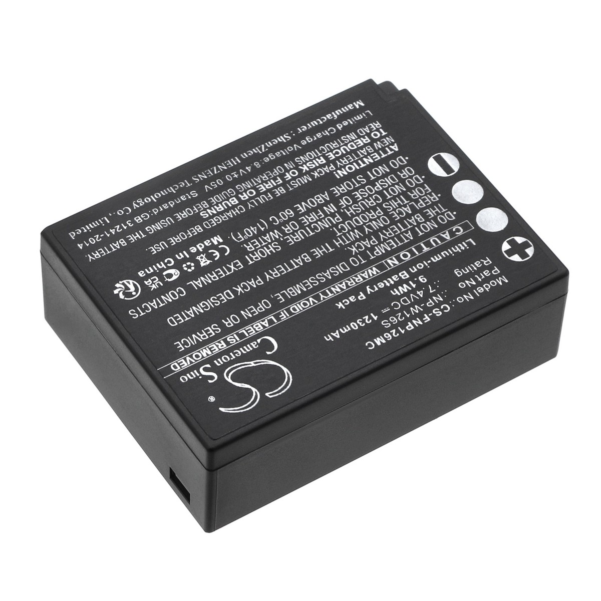 Battery for Fujifilm X-T2 X-T20 XT200 NP-W126 1230mAh 7.4V | eBay UK