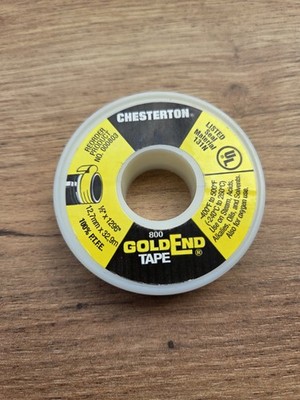 Chesterton PTFE Dichtband 32,9 m /Lang  12,7 mm Breit/ 0,09 mm