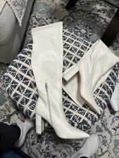 Mark Fisher Thigh-High Leather Boots Size 10 Never worn