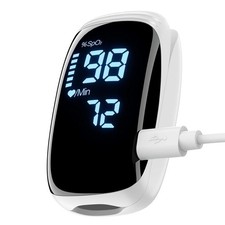 Finger Pulse Oximeter, Fingertip Blood Oxygen Saturation with Pulse Monitor, ...