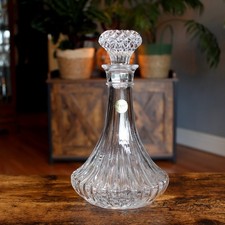 Vintage Cristal France Lead Crystal Decanter used for Port, Brandy or Sherry.