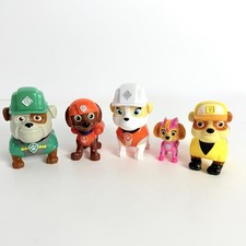 Paw Patrol Pup Squad 5 Figure Set Rubble Skye Aunty Crane Zumba G’Pa Gravel