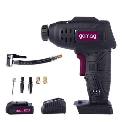 Gomag Akku Handkompressor GO-LP20 20V 7bar 2,0 Ah Starterkit B-Ware